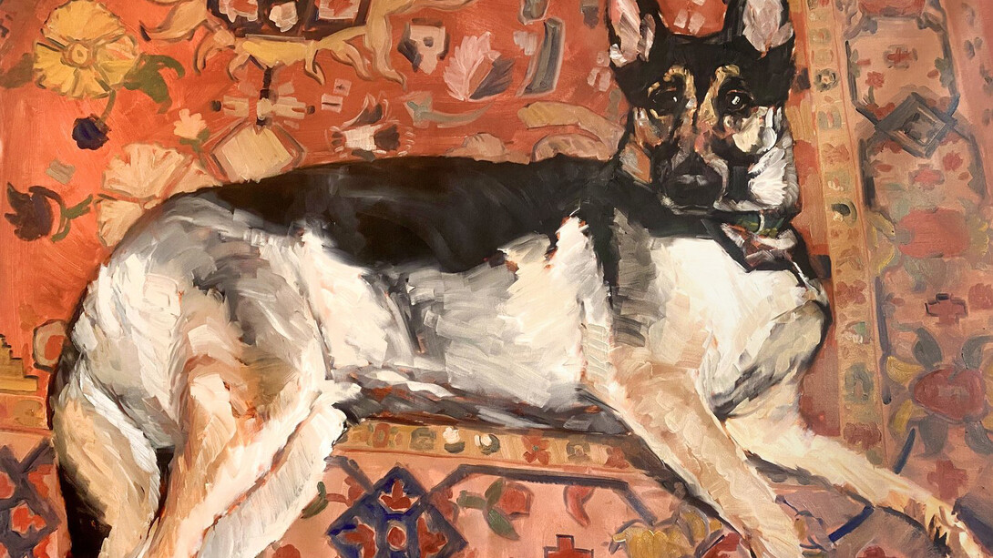 Riley Holloway, Welcome to the family (Dog), 2024. Courtesy of Backslash Gallery