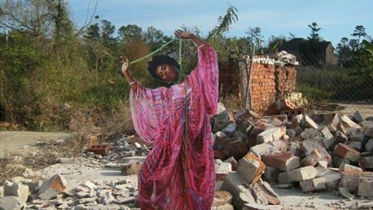 Tameka Norris, Post Katrina Self Portrait, digital print, variable dimensions, 2008, Courtesy the artist, Ronchini Gallery and Artnesia