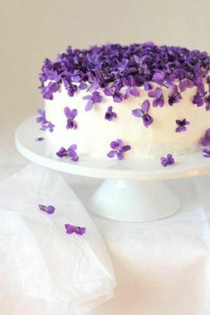 Torta alle violette