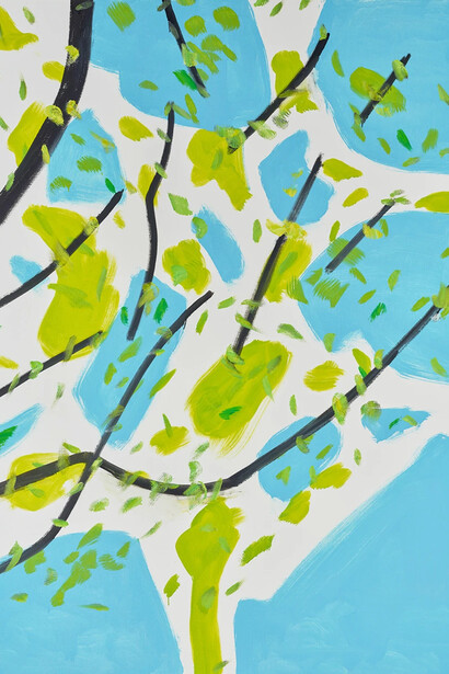 Alex Katz, Spring 11, 2023. Courtesy of Timothy Taylor Gallery