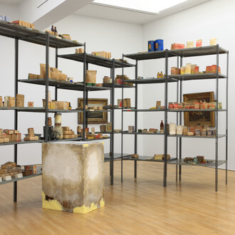 Joseph Beuys, Wirtschaftswerte: a conservation history, exhibition view. Courtesy of S.M.A.K