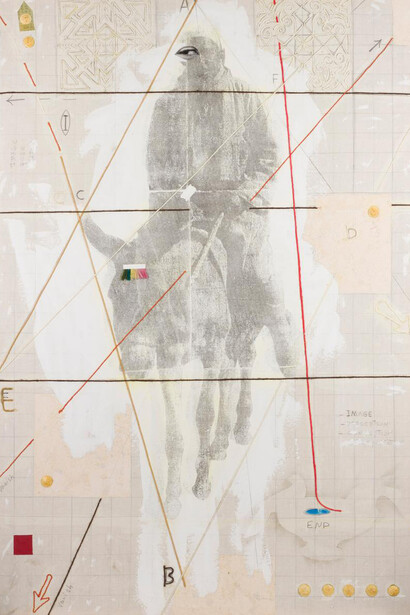 Asad Azi, The messiah on the donkey, 1998. Courtesy of Tel Aviv Museum of Art