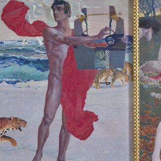 Luigi Bonazza, La leggenda di Orfeo / Rinascita d’Euridice / Morte d’Orfeo (detail), 1905. Courtesy of Mart