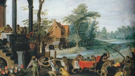 Sátira de la manía del tulipán (1640)Jan Brueghel the Younger