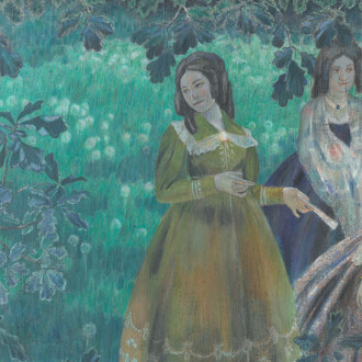 V.E. Borisov-Musatov, The emerald necklace (detail), 1903–1904. Courtesy of the New Tretyakov Gallery