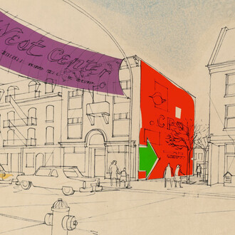 The Philadelphia Crosstown Community planning study, south street, Philadelphia, Venturi and Rauch, 1968-1972. Courtesy of Museo de Bellas Artes de Bilbao