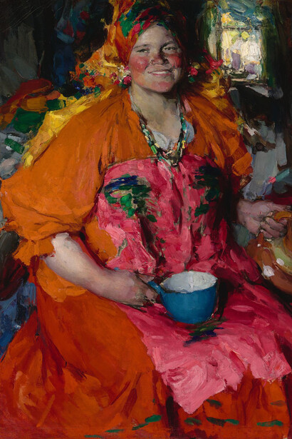 A.E. Arkhipov, A girl with a jar, 1927. Courtesy of New Tretyakov Gallery