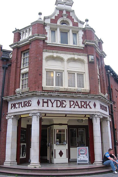 Nestled in the vibrant city of Leeds, within the United Kingdom, Hyde Park Picture House occupies the corner where Queens Road meets Brudenell Road