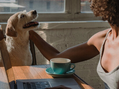In the solitude of her workspace, this introspective woman reflects on her journey, embracing the autonomy and empowerment that come with pursuing her passions
