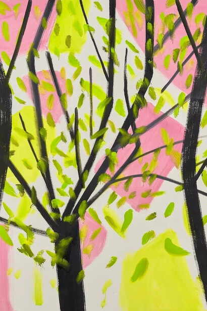 Alex Katz, Spring 8, 2023. Courtesy of Timothy Taylor Gallery