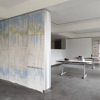 Xavier Antin-Vue de l'exposition News from Nowhere, 2014-Maison d'Art Bernard Anthonioz-Crédit photo Aurélien Mole