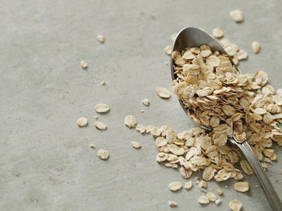 Oatmeals arranged on a board, showcasing their rich nutrient profile and health benefits