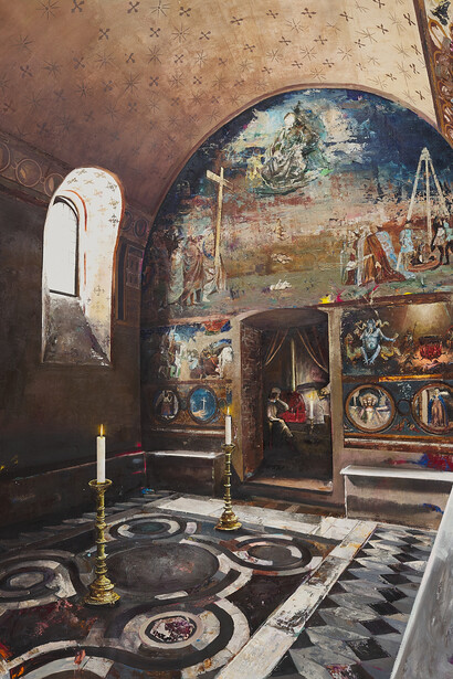 André Griffo, The sleep of Constantine, 2024. Courtesy of Nara Roesler Gallery