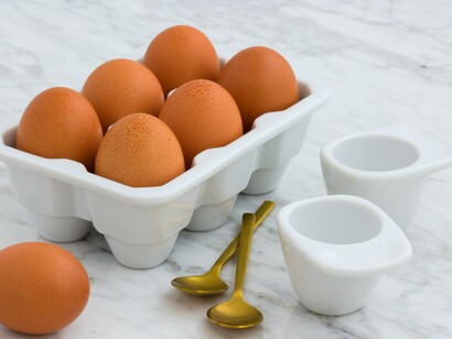 Egg yolks contain an average of 680 mg per 100 g of choline
