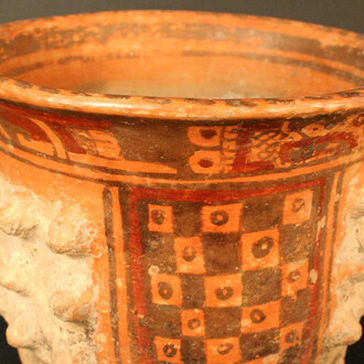 Incensario trípode
Materiales: Cerámica
Clásico 600- 900 d.C.
Medidas: 200 mm de alto