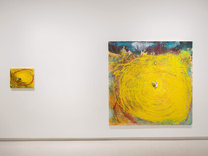 Miquel Barceló, Flores, peces, toros, exhibition view. Courtesy of Galería Elvira González