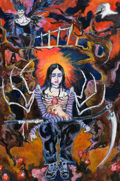 Ibrahim Meïté Sikely, Shine and struggle in Shinigami Realm, 2021. Courtesy of Frac Île-de-France