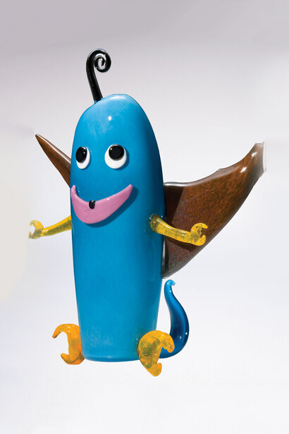 Designed by Cameron Day (age 8) and made by Nancy Callan and Deborah Czeresko with Museum of Glass Hot Shop Team, Pip, 2007. Courtesy of the Museum of Glass