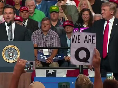 Q's devotees are oblivious to criticism of Trump's performance as president