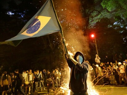 Protestas en las calles de Brasil