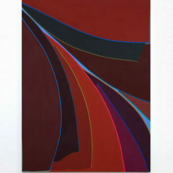Brian Sanchez, Weeper, 2023. Vinyl emulsion on canvas, 64 x 48 inches. Courtesy of Winston Wächter Fine Art Seattle