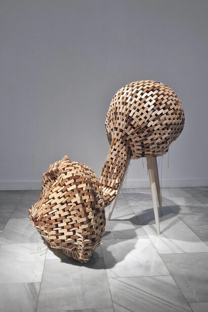 Carlos Nicanor, De la carne al hueso y del hueso al alma, 2023. Courtesy of Pan American Art Projects Gallery