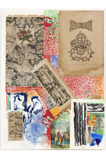 Robert Hudson
Mounty
2018
acrylic, charcoal, and collage on paper
30 x 22 inches