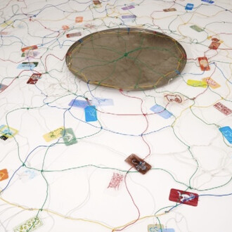 Hijo Nam, Threads of origin, exhibition view. Courtesy of Space776 Gallery