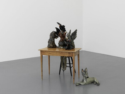 Klara Kristalova, Exhibition view. Courtesy of Perrotin