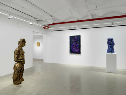 Ryan Schneider, Nocturner, exhibition view. Courtesy of Almine Rech Gallery
