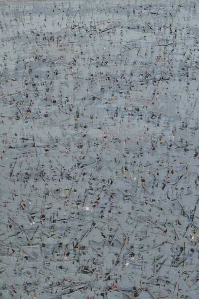 Ablade Glover, Beachscape II, 2001, Oil on Canvas, 102 x 76 cm. Photo by Jonathan Greet. Image courtesy of October Gallery
