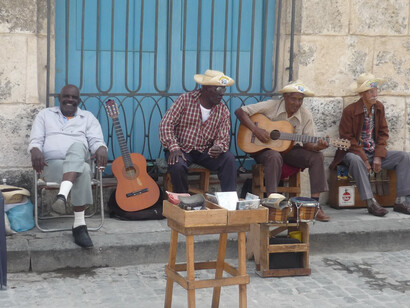 A group of Cuban musicians