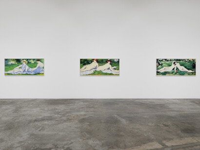 Cynthia Daignault, The lemon, exhibition view. Courtesy of Night Gallery