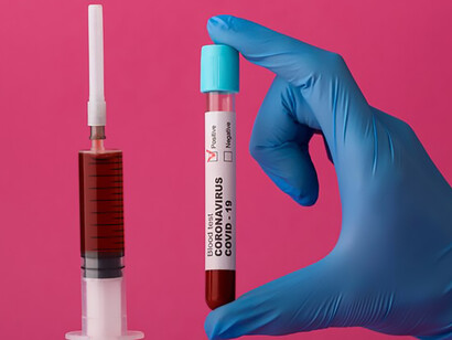 Vibrant array of coronavirus vaccines on a pink background underscores the importance of preventative medicine and vaccination