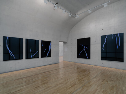 Wang Yuyang, Painting, exhibition view. Courtesy of Long Museum