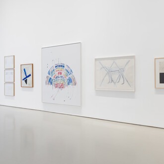 Various artists, Sperone Westwater: 50 years, exhibition view. Courtesy of Sperone Westwater Gallery