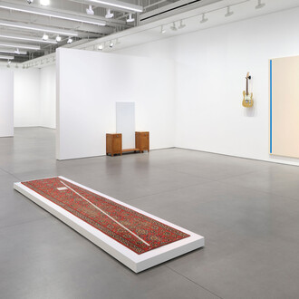 John Armlede, Ripple: furniture sculpture and painting after 1982, exhibition view. Courtesy of David Kordansky Gallery