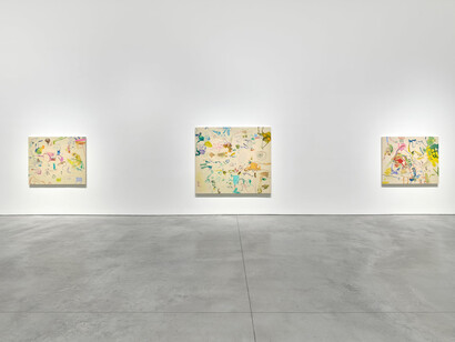 Sue Williams, Unspeakable, exhibition view. Courtesy of 303 Gallery