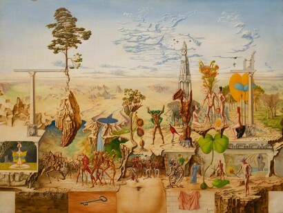 In the shadow of Ararat, exhibition paintings. Courtesy of Erarta Museum