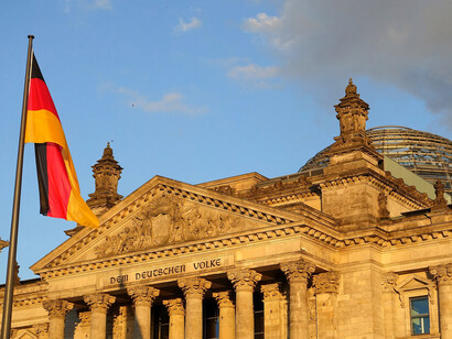 The seat of the German parliament, the Reichstag, Berlin, Germany
