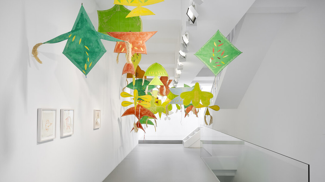 Joan Jonas, the wind sings, exhibition view. Courtesy of Gladstone Gallery