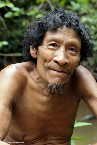 A man of the brazilian tribe Awá