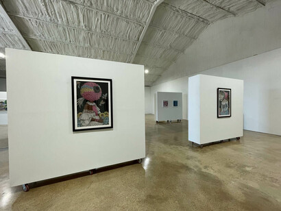 Win Wallace, Before the darkness settles, exhibition view. Courtesy of Ro2 Art Gallery