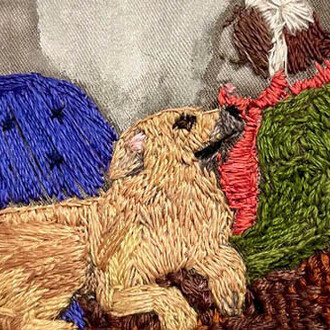 Elizabeth Knight, Winter (detail), 2025. Courtesy of PDX Contemporary Art