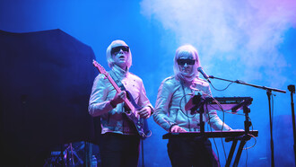 Bathed in ethereal light, Drab Majesty delivers a mesmerising performance, their shimmering guitars and haunting vocals evoking the dreamlike atmosphere of 'The Demonstration'