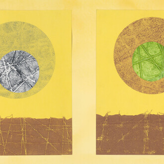 Amy Ernst, Sedona scape 1, 2024. Courtesy of Anita Shapolsky Gallery