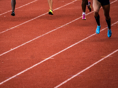 Corredores durante una competencia
