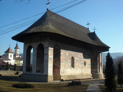 Bucovina, Rumanía. Iglesia de la Asunción en el Monasterio de Humor. Foto: Patricia García