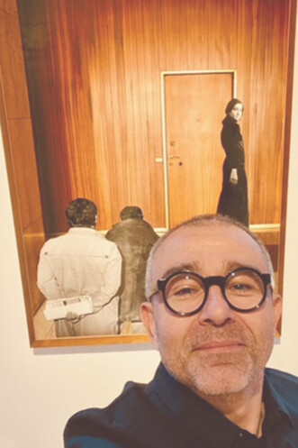 Haluk Terzioğlu at Spazio HASITA in Milan, Italy, photo by Haluk Terzioğlu