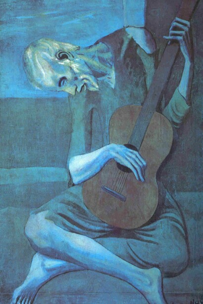 «El viejo guitarrista ciego» (1903), Picasso